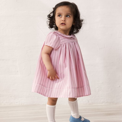 Dulla Dress | Pink Stripes