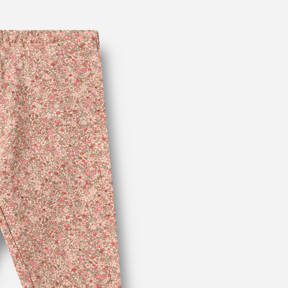 Sold at Bombon shop, designed by Wheat, these floral leggings feature a delicate dusty pink print and a comfy elastic waistband. zoom top
