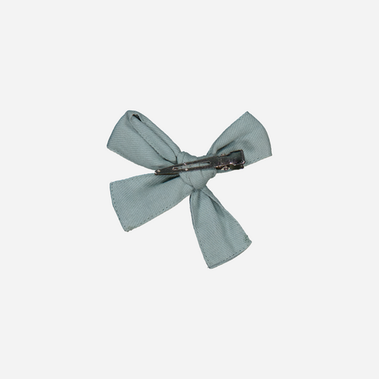 sold at bombon shop, designed by Bachaa. Hair Clip, 100% ECOVERO® Viscose. back view
