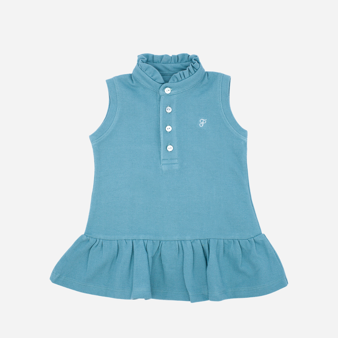 green polo dress girls Girls Short Sleeve Polo Dress main image 0
