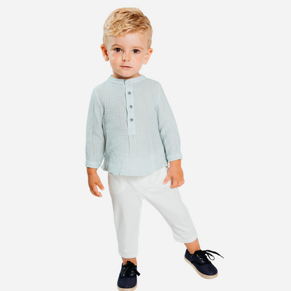 Striped Popover Shirt